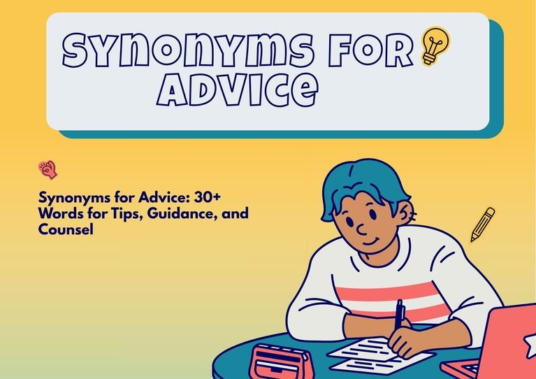 Synonyms for Advice