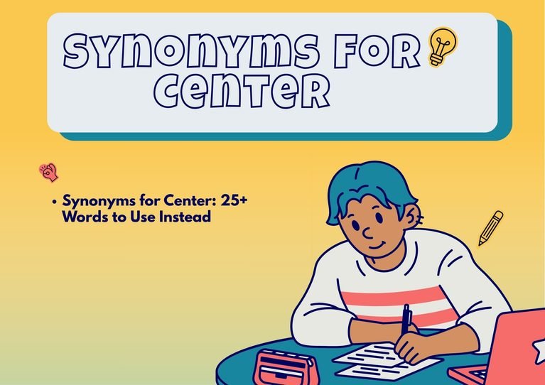 Synonyms For Center