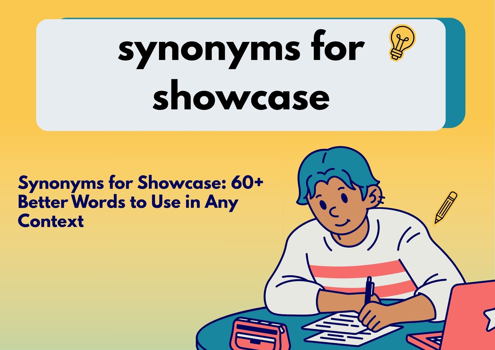 Synonyms for Showcase
